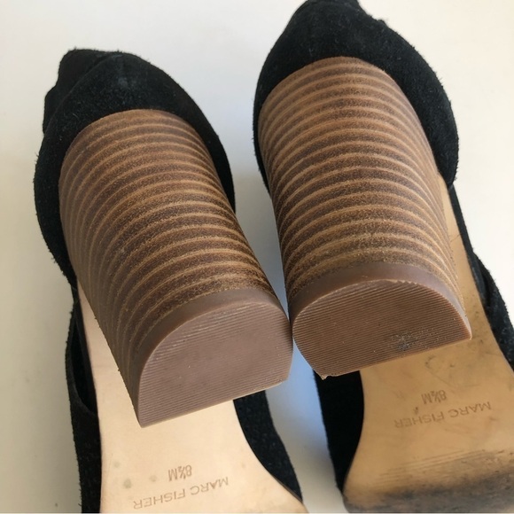 Marc Fisher Demika Perforated Block Heel Booties - Picture 13 of 15